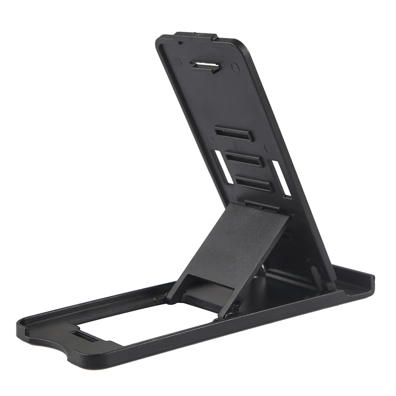 

free shipping Universal Plastic Cell Phone Stand Desk Folding Mobile Phone Holder for Cell Phone and Tablet, Black and white