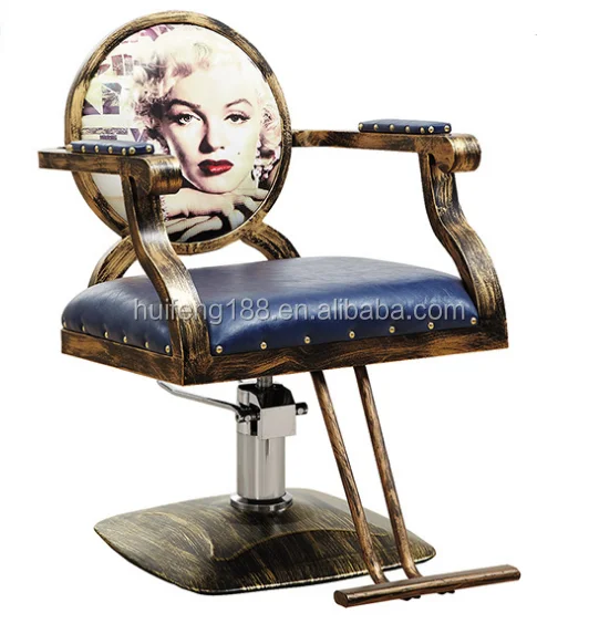 
2018 Hot Sale Retro Woman Hair Salon Chair Hairdressing Equipment 