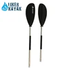 wholesale plastic paddle Durable PC blade aluminum kayak paddle for canoe/sup 2-piece 3-angle 220cm