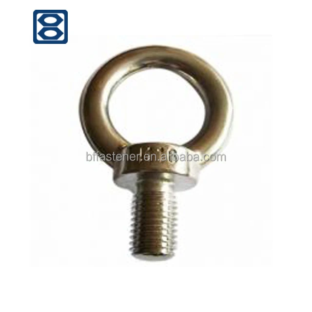 
full thread half thread long eye bolt forge 