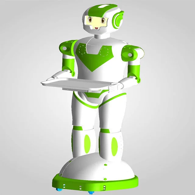 
2019 High Quality Restaurant Bar Cafe Service Robot, Delivery Robot, Humanoid Robot Waiter 