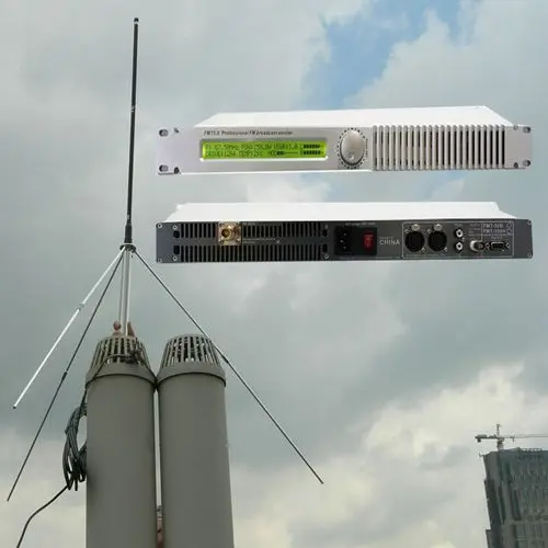 

150W FM Transmitter for FM Radio Broadcast Station FSN-150B+GP100 1/4 wave GP antenna KIT