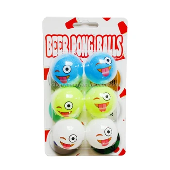 Emoji Beer Pong Balls Pack Clam Shell Con Durevole Dimensioni Regolamentari Palle Buy Emoji Beer Pong Ballsclam Shell Con Dimensioni Regolamentari