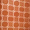 Classical Chinese knot orange jacuard tulle lace guangzhou textile fabric embroidery