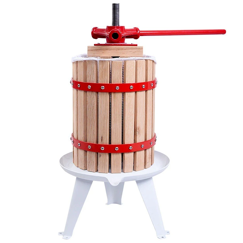 12l Traditional Fruit And Apple Wine Cider Press /grape Crusher Juice