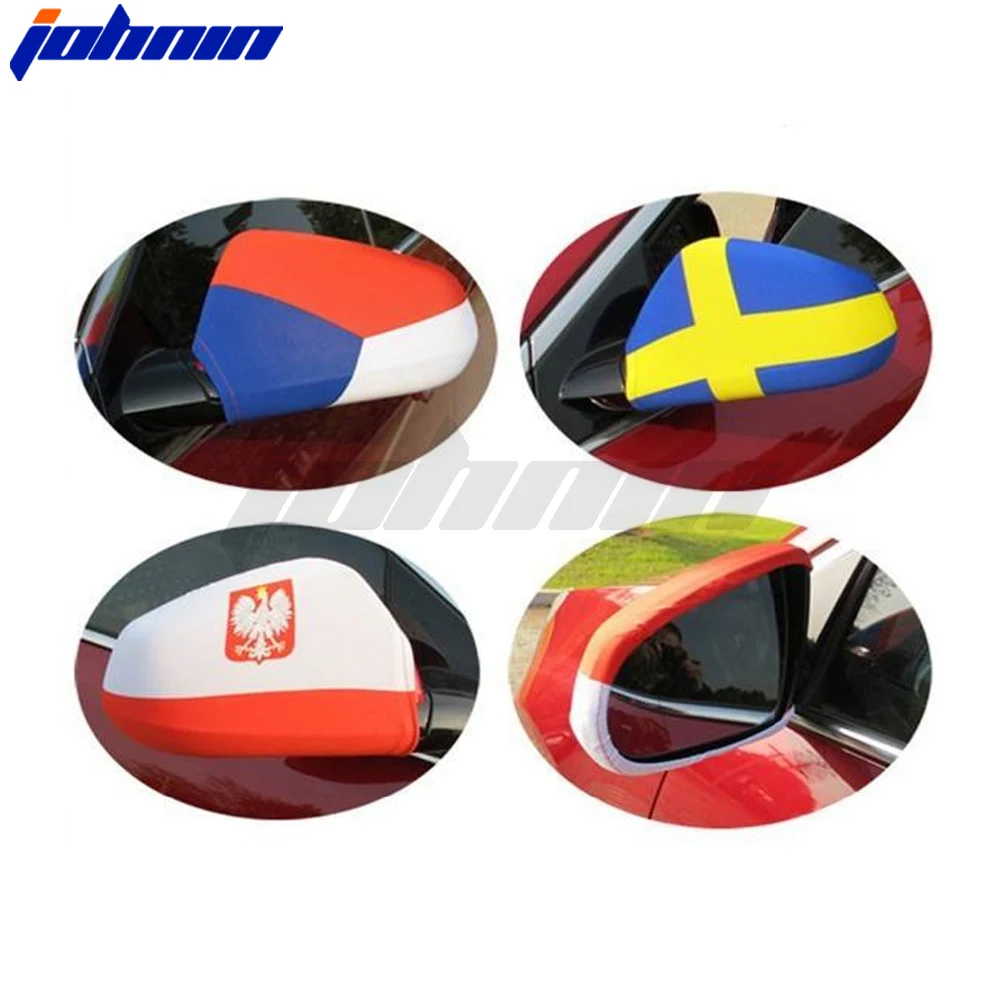 Wholesale Spandex&polyester Printed Country Flag Car Mirror Cover