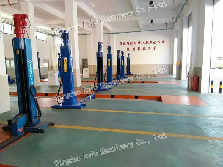 4500kg Clear Floor Two Post Car Lift 2 Post Car Lifts Vehicle Service