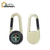 Single Sided Aluminum Alloy/Zinc Alloy Carabiner Compass, Promotion Gift Mini Metal Compass Carabiner Hook OEM Orders Accepted