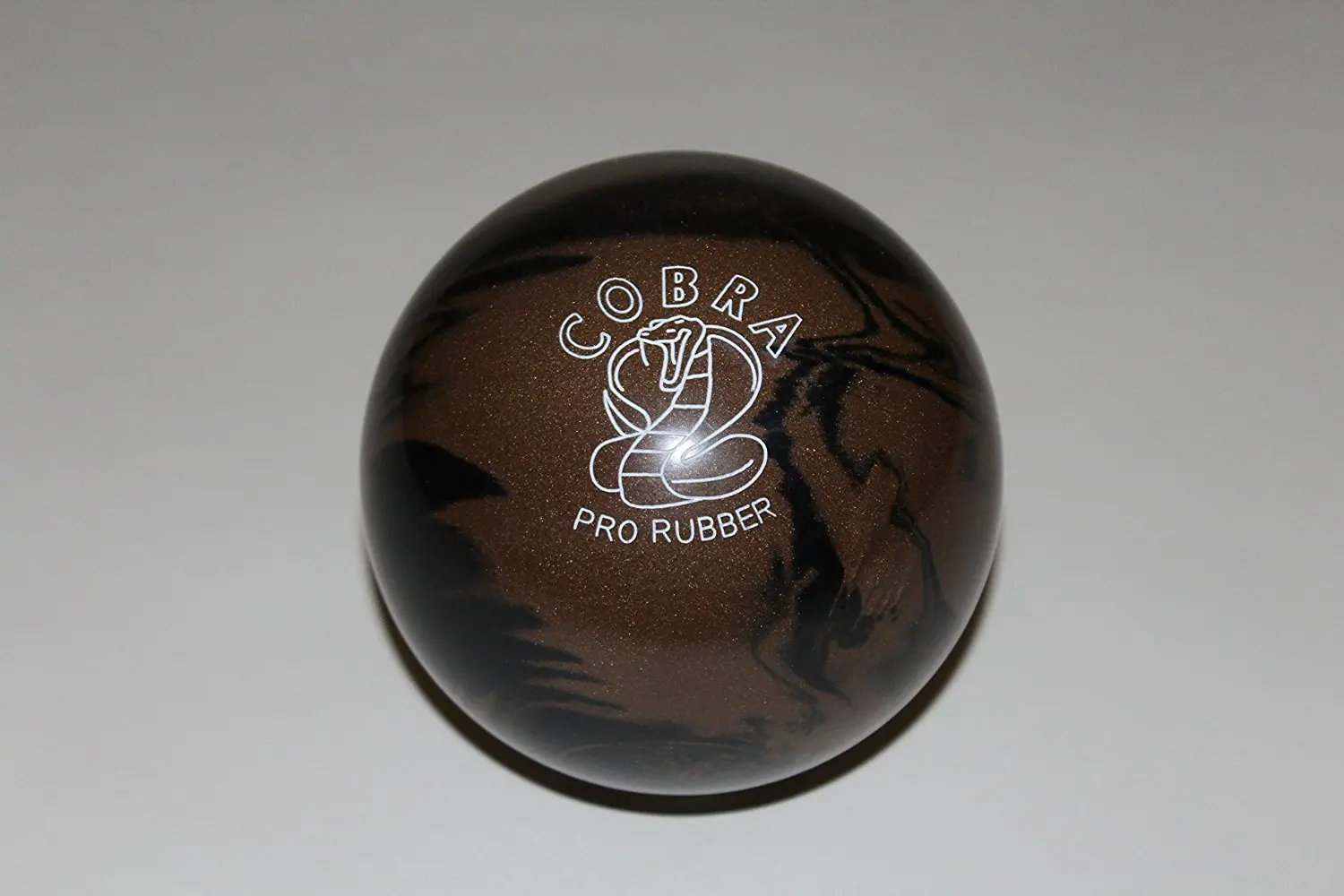 Cobra Pro Rubber EPCO Duckpin Bowling Ball 3 Balls Grey /& Black