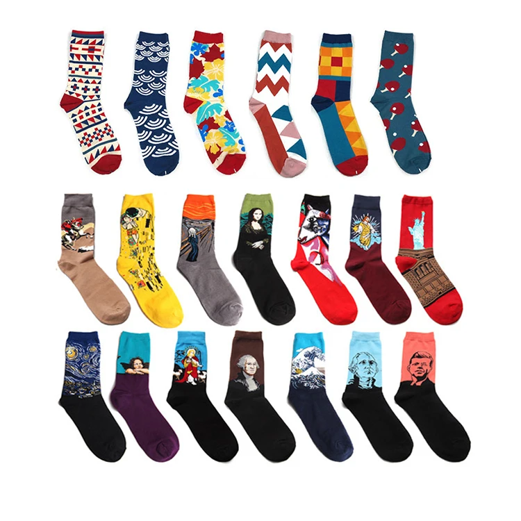 

DZ01 2019 Colorful Mens Dress Socks,Winter Warm Socks For Men Weed socks, As photo/can be customized