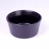 5.5inch ceramic baking ware 10oz round ramekin metallic style glazed baking tray