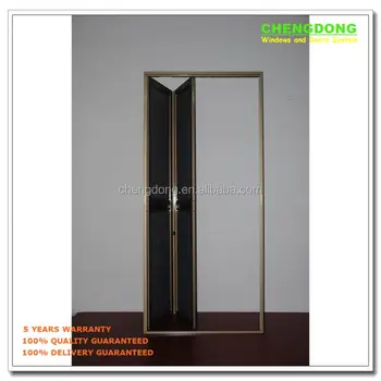 Aluminum Exterior Folding Door Hinges Folding Sliding Doors