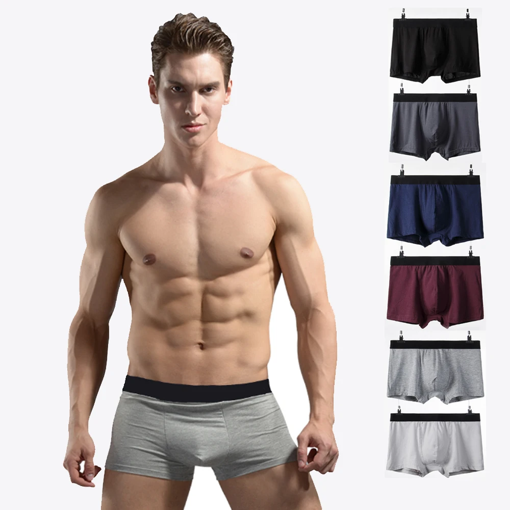 

Mens Underpants Sexy Underwear Organic Cotton Briefs, Dark blue;gray;blue