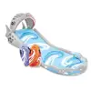 Factory sales Summer Kids Play Outdoor Game Toys Long Inflatable Speed Triple Splash Water Slip and Slide