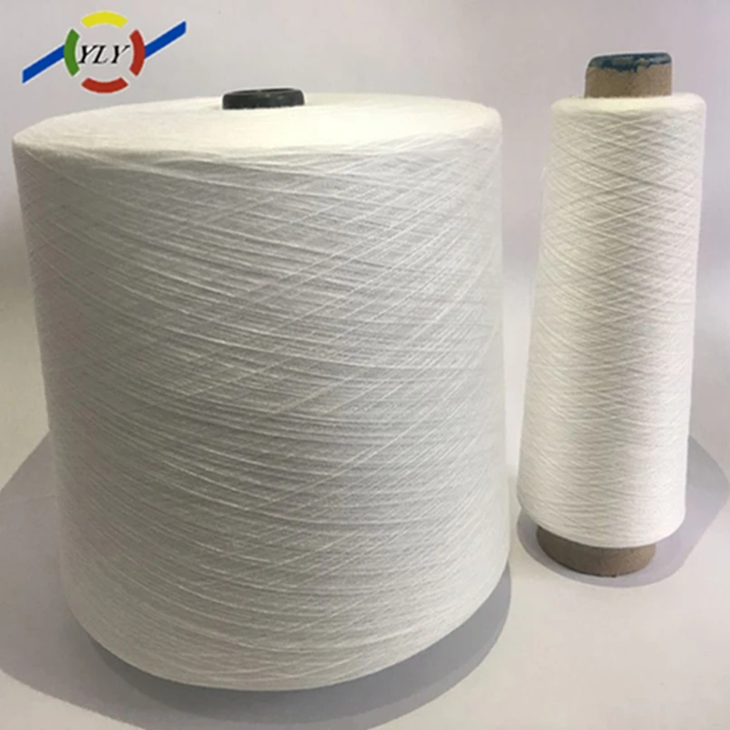 100% Spun Polyester Yarn (RW & Dyed / Mixed Blends) at Best Price