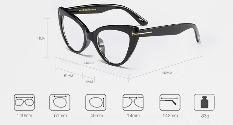 Ivyushinelot Lunettes De Vue Magnifiques Pour Femmes Monture Pc Design Prescription Correctrices Grand œil De Chat Optique Buy Optique Cadre Pc Cadre Prescription Lunettes Femmes Lunettes Product On Alibaba Com