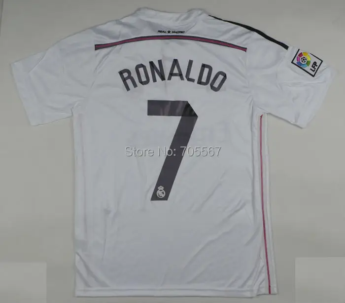 Free Shipping 2014-15 the best Thailand quality real madrid home