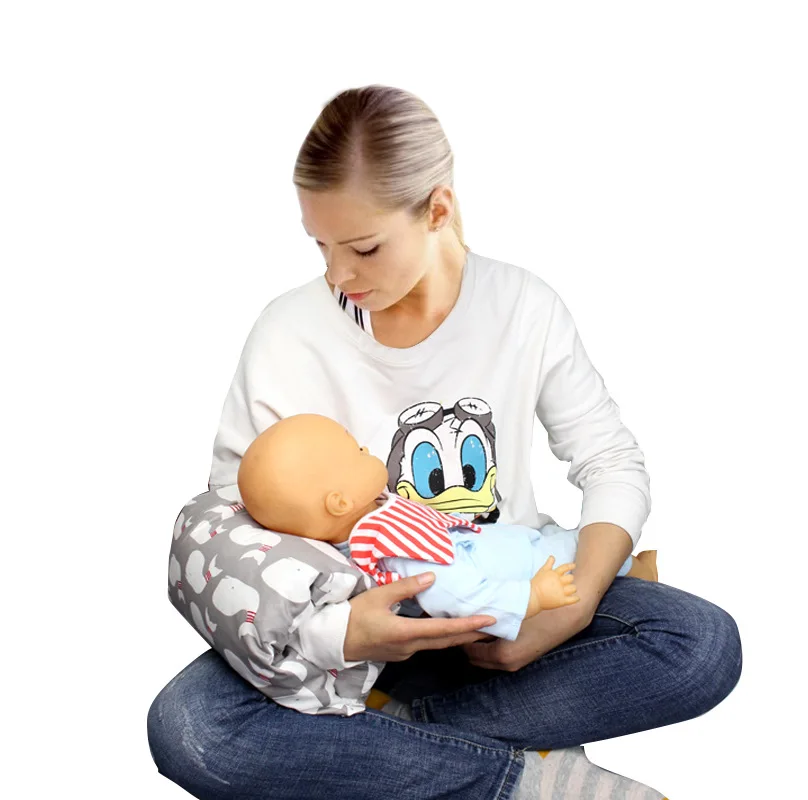 Multifunctional 100 Cotton Fabric Baby Breastfeeding Arm Nursing
