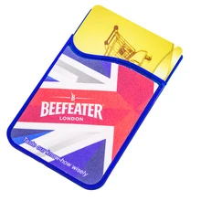 Логотип Печатный липкий силиконовый Мобильный смарт-кошелек для смартфона