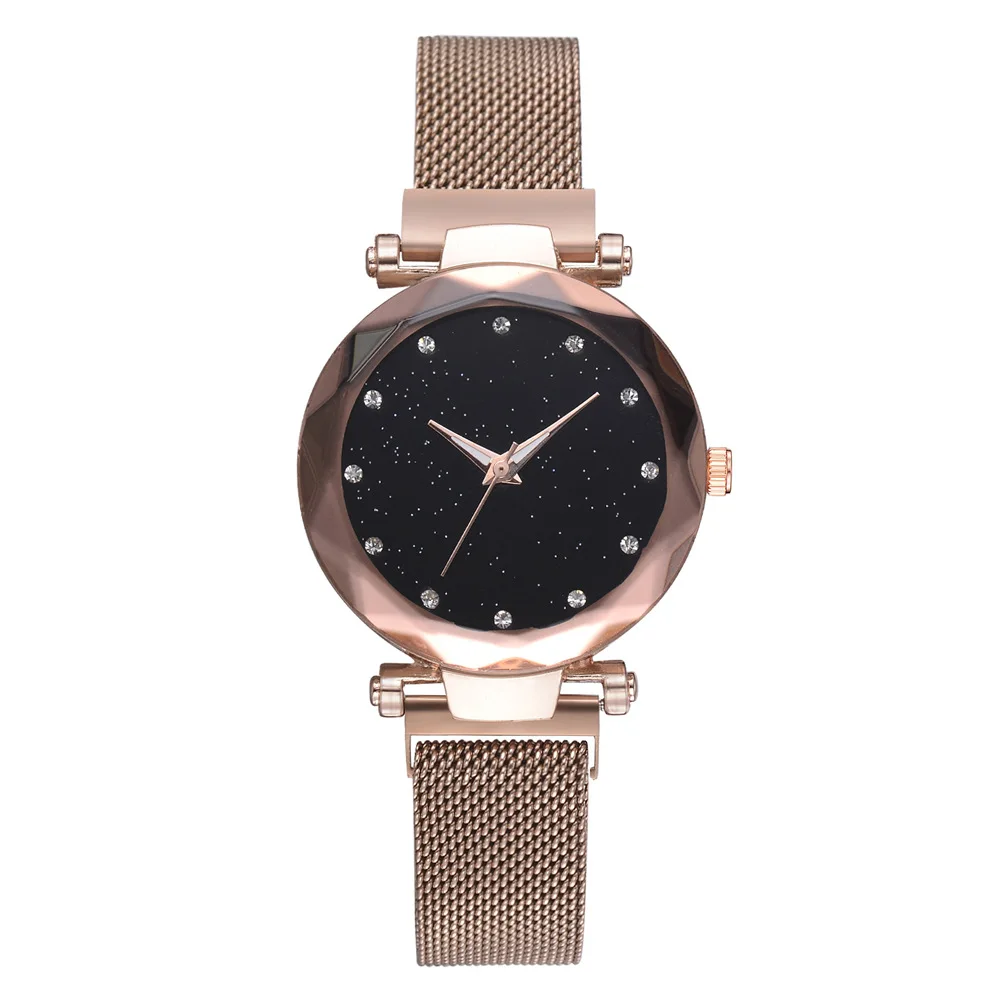 

Miboni women wristwatch 2038 Steel strap ladies casual magnetic watch