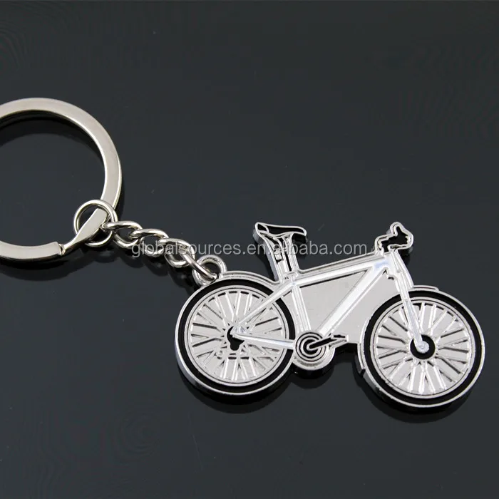 Customized Metal Bike Key Chain Bicycle Keyring Buy Plain Metal