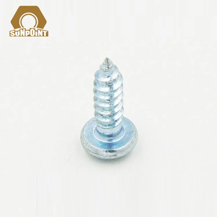 
Self-tapping screw for pan head with cross groove in metric stainless steel 