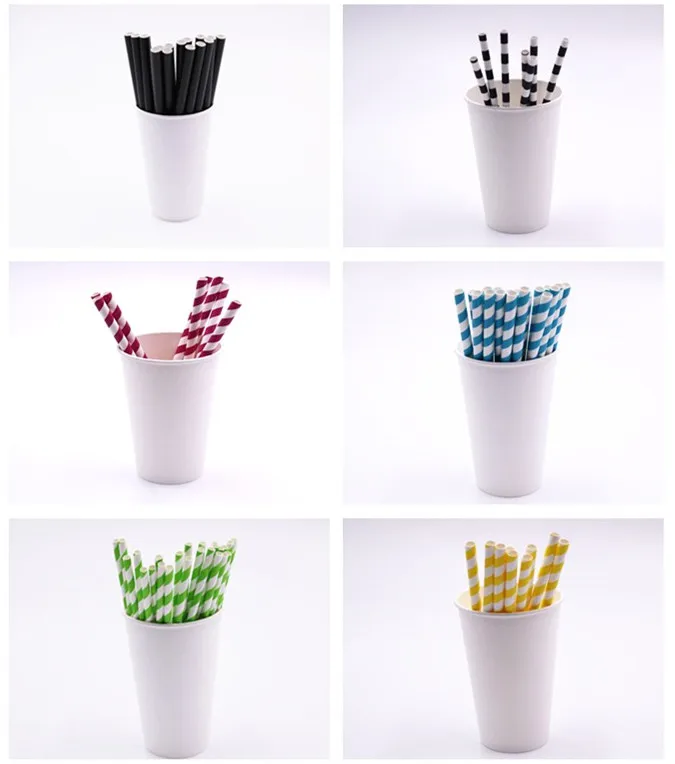 disposable biodegradable paper drinking straw