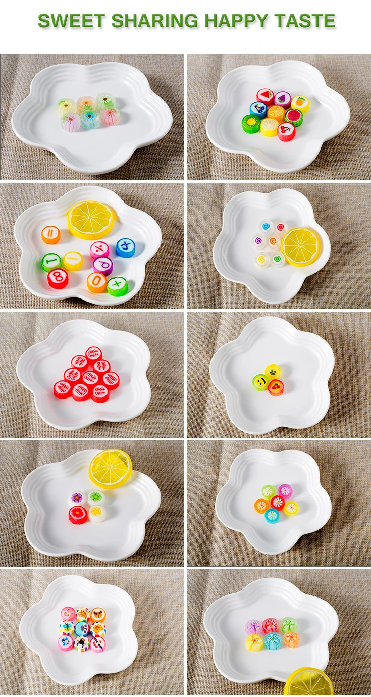 Individually Packaged Traditional Mini Fruit Plus Chewy Candy Colorful Fruit Slices Hard Candy