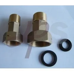 
Hot forged brass water meter coupling and lead free material AWWA meter coupling 