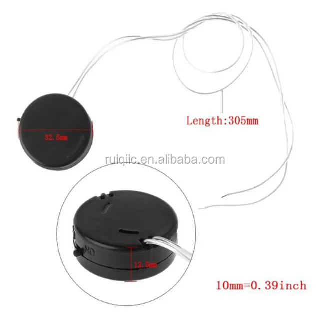 Button Cell Battery Holder Mini Adapter With Wire On/off Switch Leads