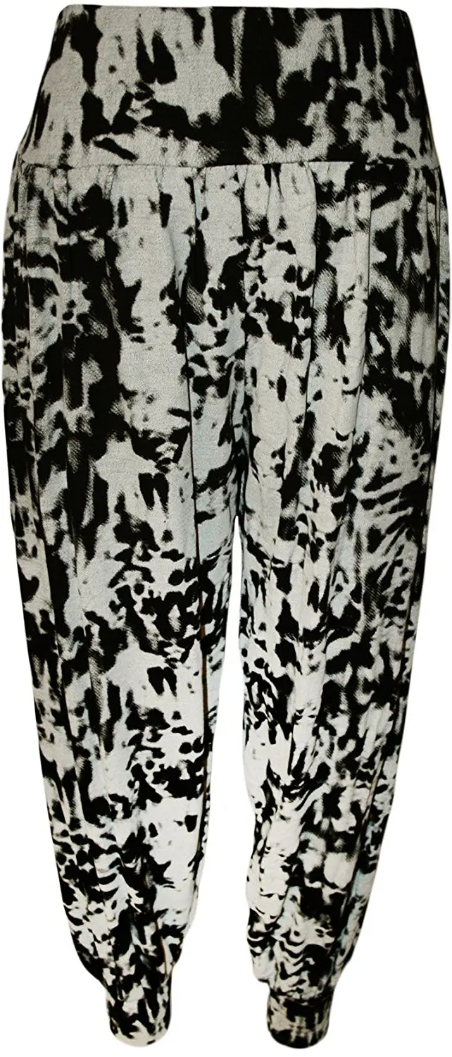 printed harem pants plus size