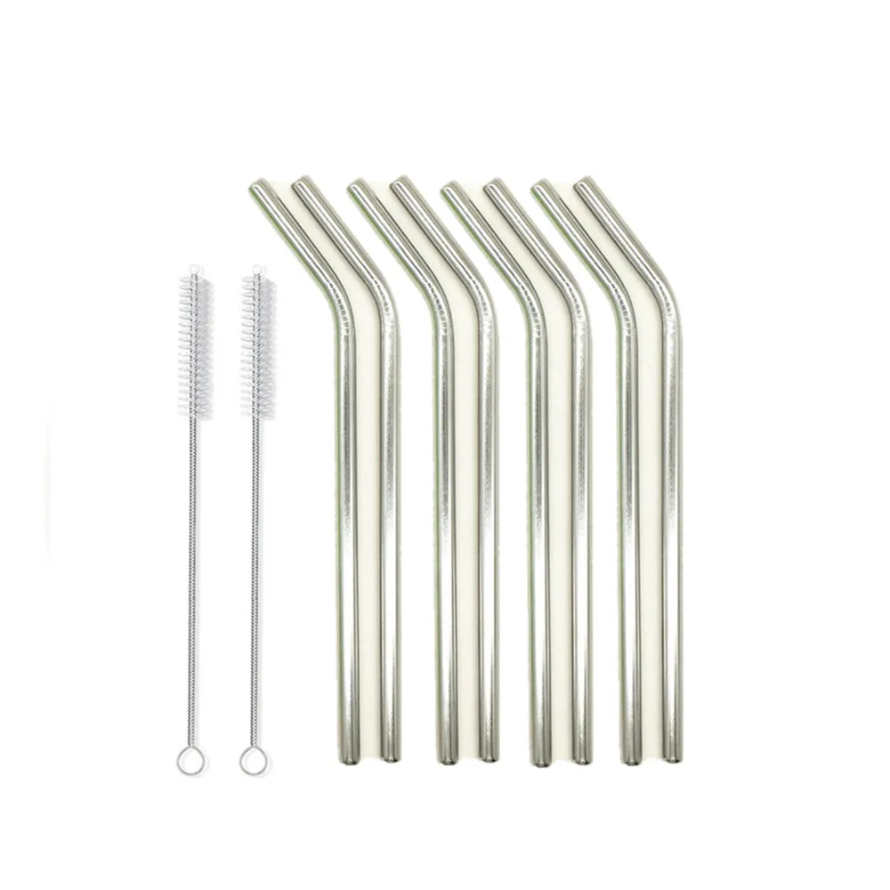 Amazon Hot Sale Drinking Straws 304 Stainless Steel Reusable Metal