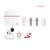 Wireless wifi alarm with ip camera include water detector smoke detector Motion sensor