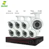 8CH channel CCTV DVR Kit Inc. H.264 Network DVR with Mobile Viewing and Waterproof IR 20M Bullet Bracket Cameras with OSD Menu a