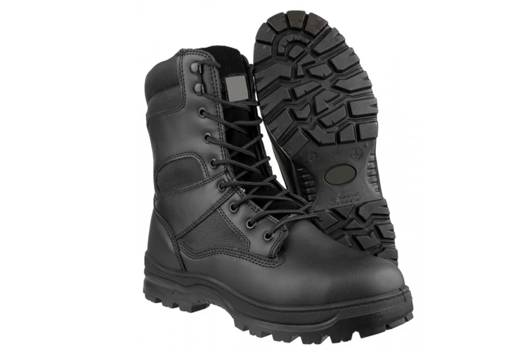 high cut army boots