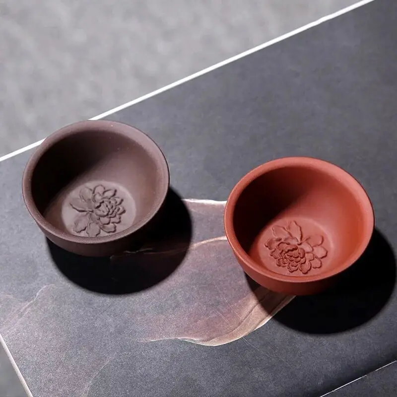 

Yixing Purple Clay Tea Tea Cup 50ml, Red