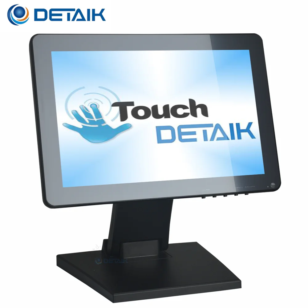 

OEM 12Inch Ture Flat LCD Touch Monitor Cheap 12.1 Inch Capacitive or Resistive Touch POS Monitor