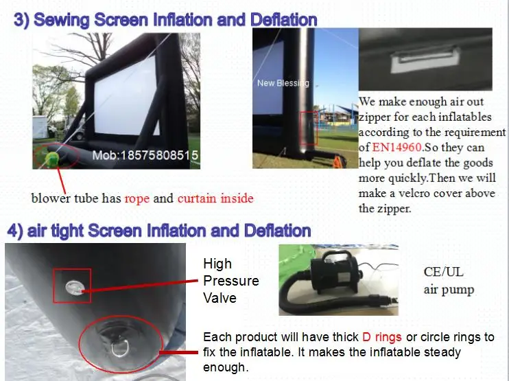 Outdoor Inflatable Movie Screen,3d Projector Screen,Advertising ...