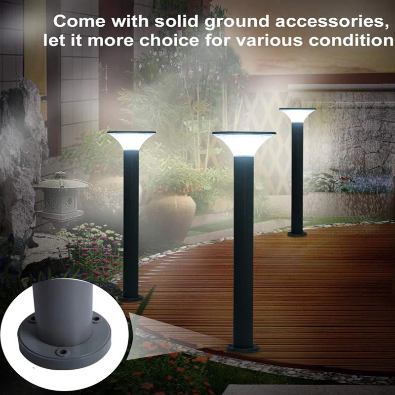 solar garden light. (7)