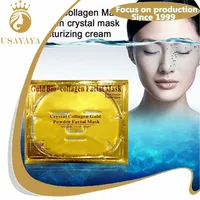 

Organic beauty cosmetics wholesale 24k gold collagen facial mask hydrogel mask