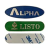 custom silver 3d metal shoes label brand logo stickers high quality engraved gold metal purse logos leather tags plates