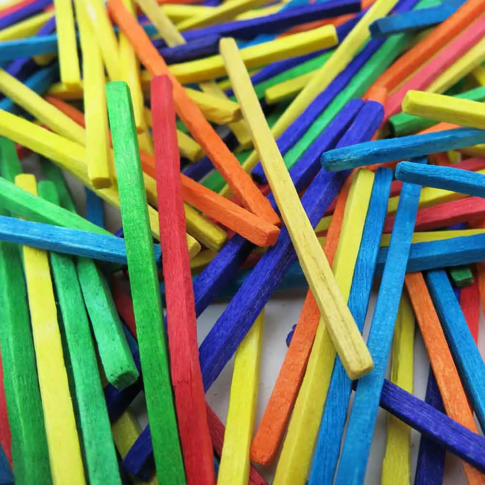 Colorful Counting Craft Wood Match Sticks In Bulk Buy Craft Match
