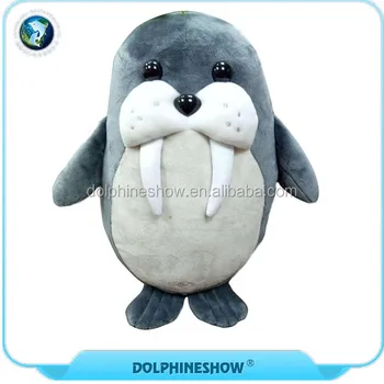 Lucu Stuffed Hewan Abu Abu Walrus Laut Mewah Mainan Hewan Buy