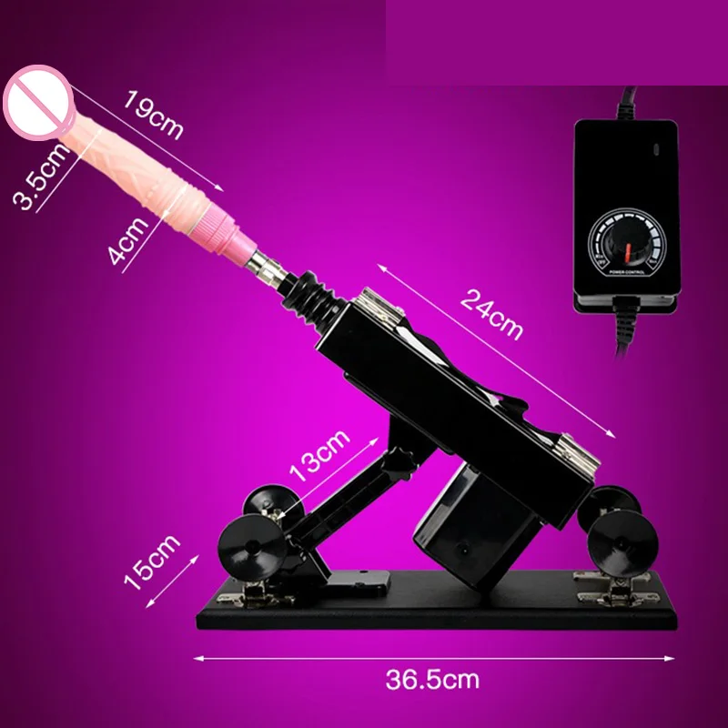 Multi-angle Changing Automatic Electric Telescopic Gun/Cannon  Female Masturbation Machine With Dildo Adult Sex Toy