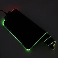 

Soft Non-Slip Rubber Base Computer Mousepad RGB Led Gaming Mouse Pad Mat With LED Lighting