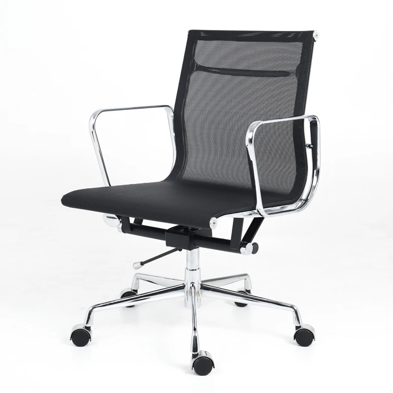 Adjustable And Comfortable Ergonomic Aluminum Armrest Base Office Chair