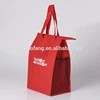 Custom silk printed nonwoven warm bag with pocket