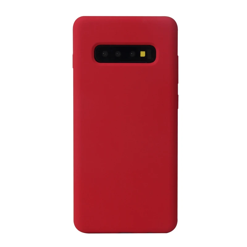 

Factory Manufacturer Custom Universal Soft Touch Liquid Silicone Rubber Phone Case for Samsung S10 Series, 15 colors
