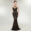 Black/Rose Gold/White/Burgundy Sequins Embroidery Mermaid Sexy 2019 Designer Women's Party Dresses Cheap Wholesale Prom Dresses