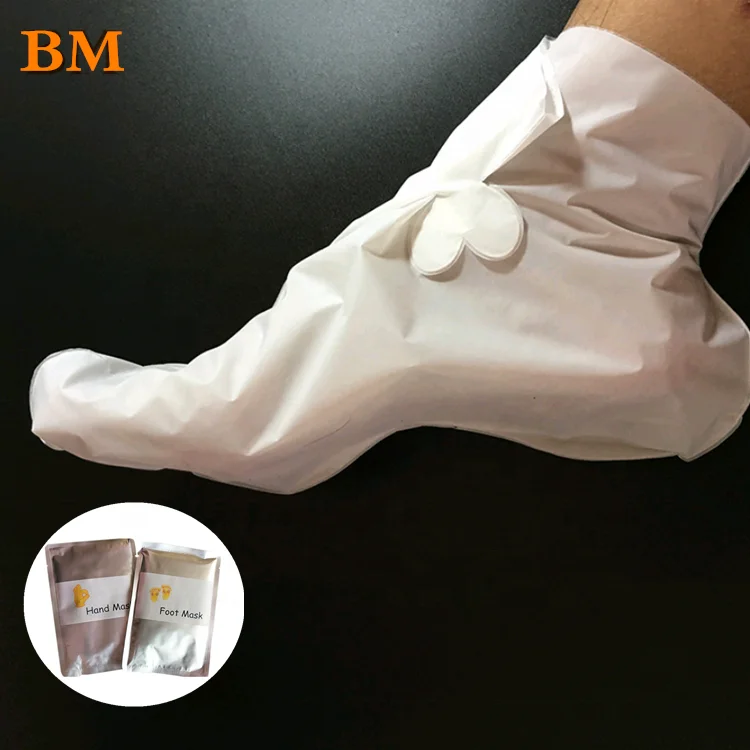 

Hot Sale Products Exfoliating Braphy Callus Remover Dead Skin Foot Peeling Mask Exfoliator Baby Hand and Foot mask, White
